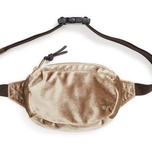 Brixton Gold Velvet Delilah Hip Fanny Pack